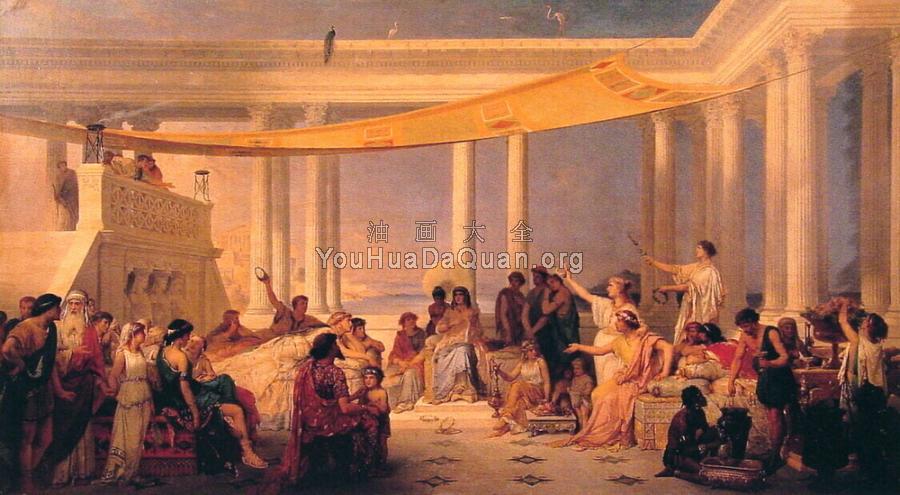 Sappho at Mitylene - 皮埃尔·约瑟夫·奥利弗·科曼斯